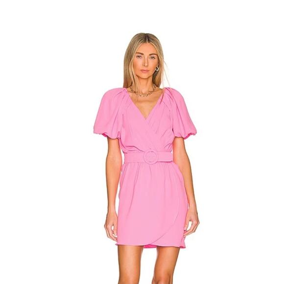 Amanda Uprichard Pink Mini Dress - Picture 1 of 7